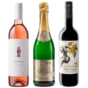 Distinto 3 Pack: Cabernet Sauvignon, Rosado Moscato, Blanco Espumoso Airen. Sin Alcohol